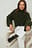 Pull en tricot à col montant et manches larges