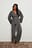 Gestrickte weite Hose mit hoher Taille