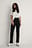 Gerippte Hose mit hoher Taille