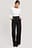Pantalon de costume taille haute à jambe large