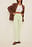 Organische Bootcut Skinny Jeans mit hoher Taille
