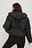 Gefütterte beschichtete Jacke mit Kapuze