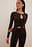 Keyhole Detail Drawstring Top
