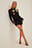 Keyhole Rib Mini Dress