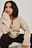 Knitted Asymmetric Ribbed Cardigan