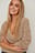Knitted Deep V-neck Sweater