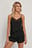 Lace Edge Night Satin Singlet