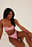 Lace Side Striped Micro Thong