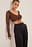 Lacing Detail Mesh Top