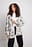Übergroße gebürstete Strickjacke, Leoparden-Look