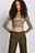 Long Sleeve Asymmetric Mesh Top