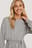 Belted Long Sleeve Top
