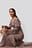 Long Sleeve Gathered Maxi Dress