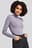 Long Sleeve Ribbed Polo Top