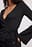 Long Sleeve Structured Wrap Top