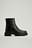 Lederstiefel mit niedrigem Schaft