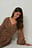 Recycelt durchscheinendes Maxikleid