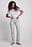 Mid Waist Slim Leg Denim