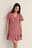 Mini Printed Buttoned Dress