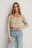 Ribbed Henley Crop Top