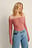Off Shoulder Button Top