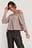 Haut En Crêpe À Épaules Dénudées