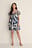 Organisches schulterfreies Minikleid