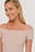 Off shoulder-topp med korte ermer