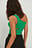 One-Shoulder-Body mit Rückendetail