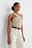One Shoulder Cable Knit Top