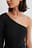 One Shoulder Glitter Top