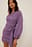Robe mini une épaule nouée à la taille
