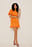 One Sleeve Anglaise Mini Dress
