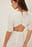 Open Back Anglaise Mini Dress