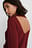 Open Back Knitted Glitter Sweater