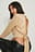 Satijnen blouse met open rug