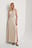 Open Back Slit Maxi Dress