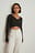 Overlap Front Detail Rib Top