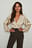 Recycelte Satinbluse Overlap
