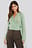 Overlap Rib Detail Knitted Sweater