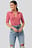 Pique Collar Knitted Top