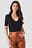 Pique Collar Top