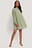 Pleated Frill Neck Dress