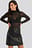 Polo Neck Mesh Top