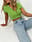 Press Button Crop Top