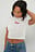 Crop-Top mit Aufdruck