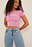 Crop-Top mit Aufdruck