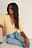 Puff Shoulder Knitted Cardigan