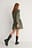 Puff Shoulder LS Buttoned Dress