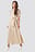 Puff Sleeve Belted Maxi Dress
